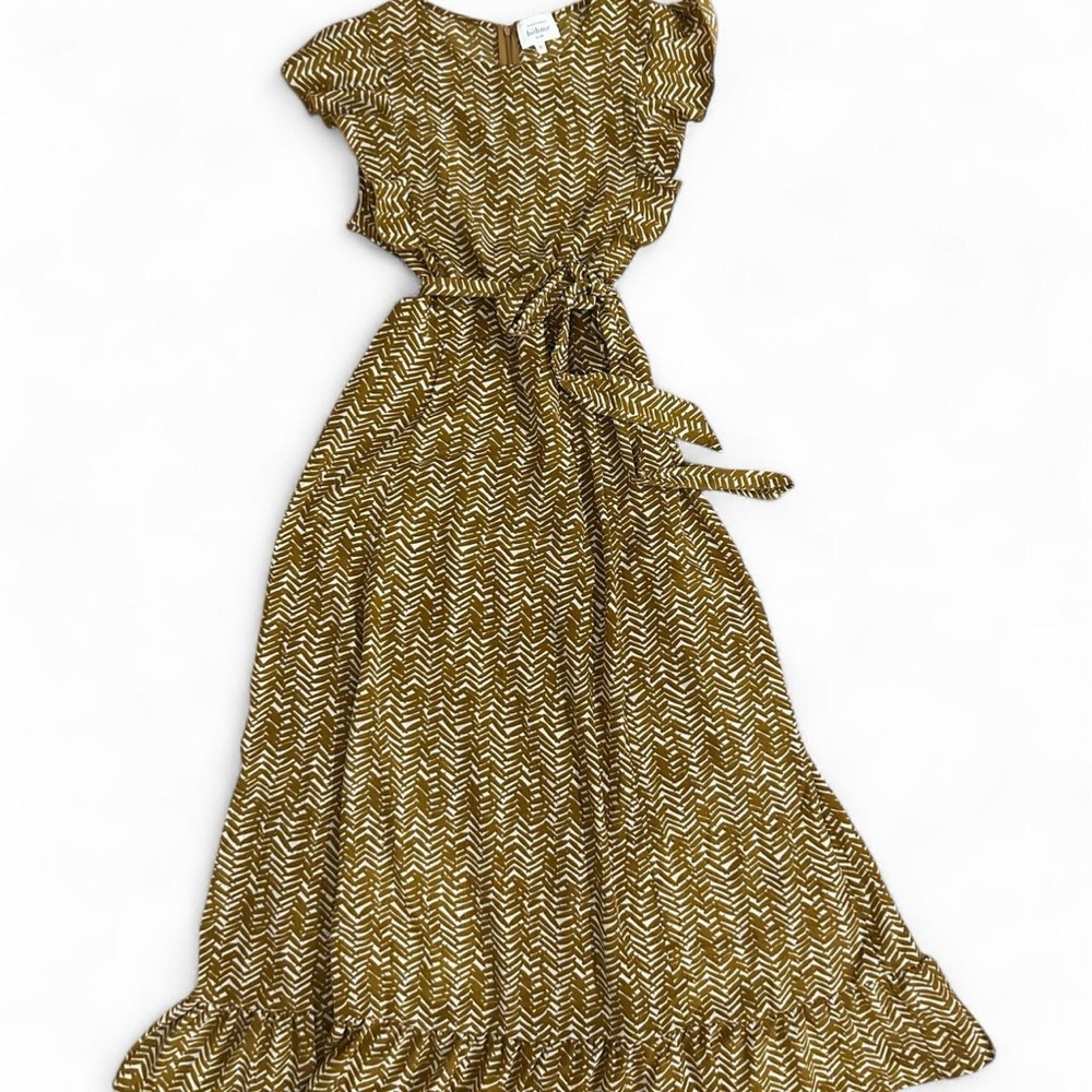 Bohme Maxi Dress with Tie Waist